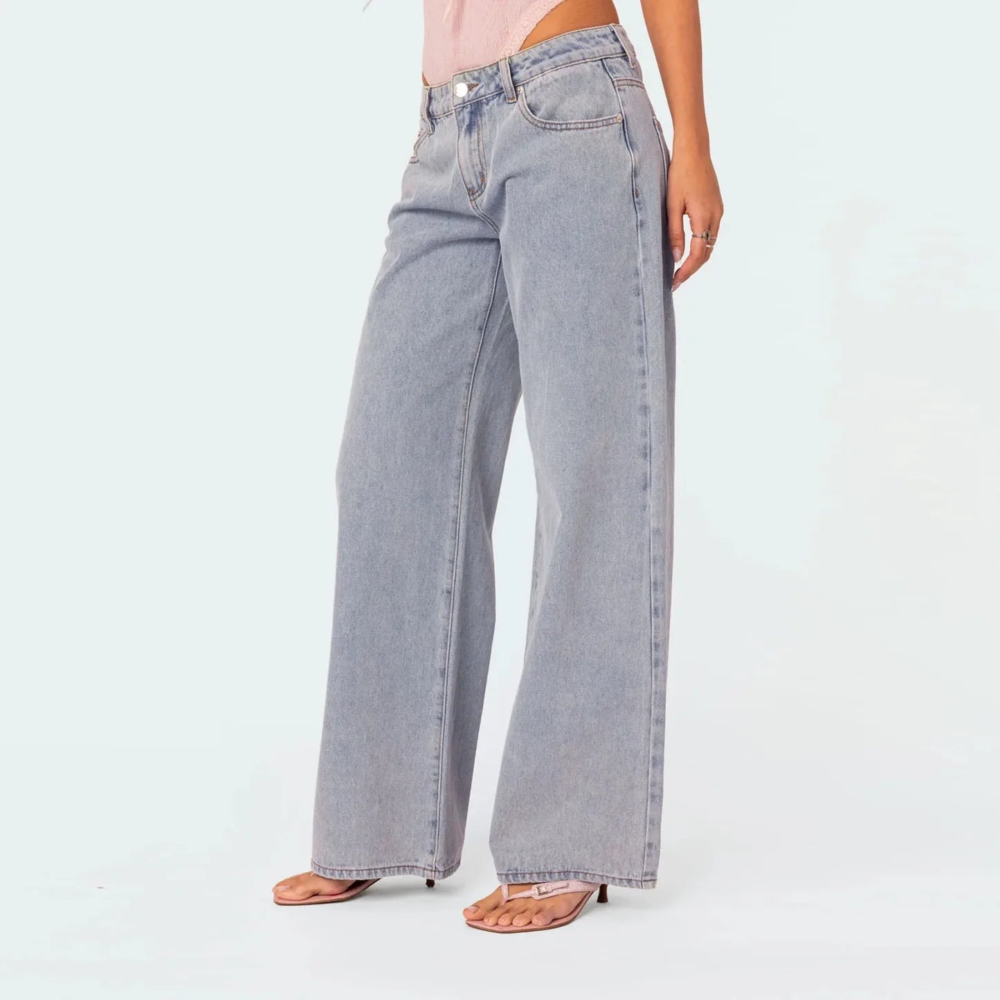 Viral Bow Pocket Jeans